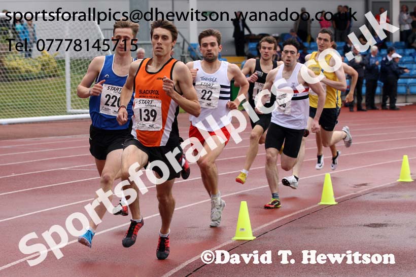 Senior mens 800 metres, Northern Championships, Sport City, Manchester. Photo: David T. Hewitson/Sports for All Pics
